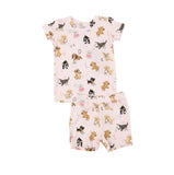 Puppy Alphabet Short Sleeve PJ Set