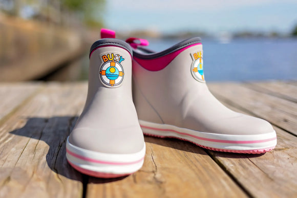 Pink Ankle Buoy Boots