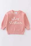 Big Sis Hand-Embroidered Sweater