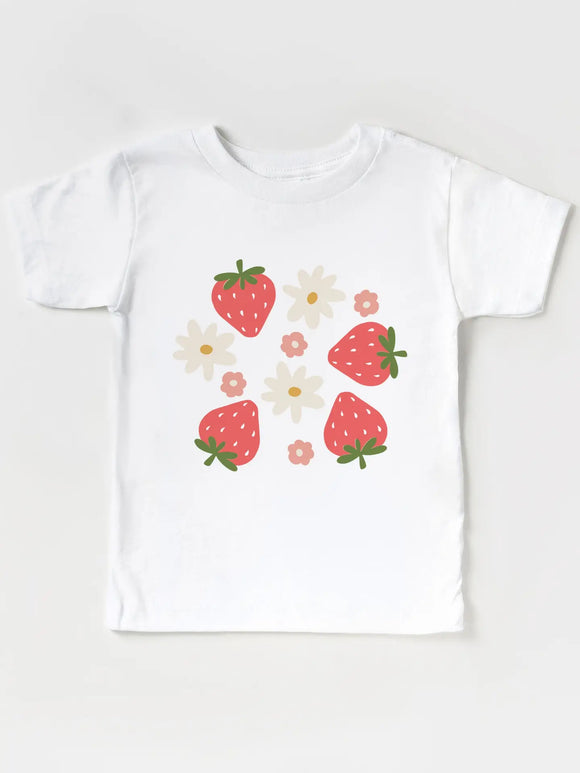 Strawberry Daisy graphic Tee shirt