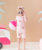 Beach Barbie Short Sleeve Pajama Set