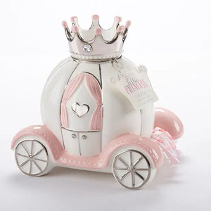 Little Princess Carriage Ceramic Coin Bank