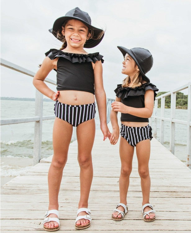 Girls 2024 black tankini