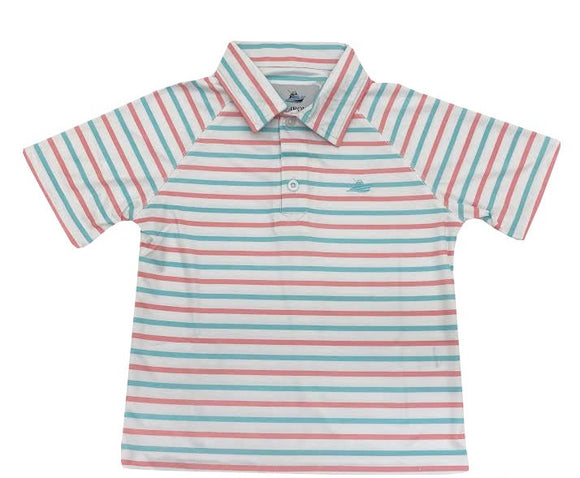 Southbound Blue/Pink Polo