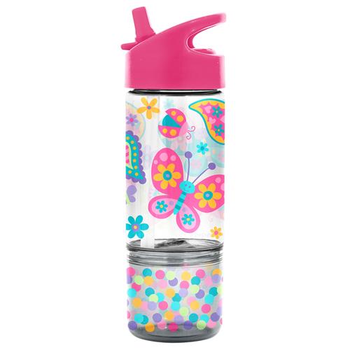 Sip and Snack Water Bottle With Snack Holder 