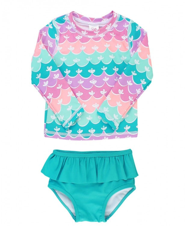 Long sleeve hot sale mermaid swimsuit