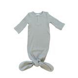 Sage Organic Cotton Ribbed Knot Gown 0-3 Month