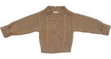 Toffee Cable Knit Sweater