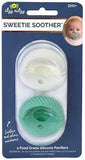 Sweetie Soother Pacifier - 2 Pack in Mint &  Whtie Cables