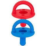 Sweetie Soother Pacifier - 2 Pack in Hero Red & Hero Blue Cables