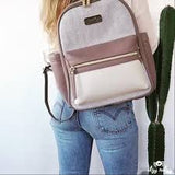 Vanilla Latte Itzy Mini Diaper Bag Backpack