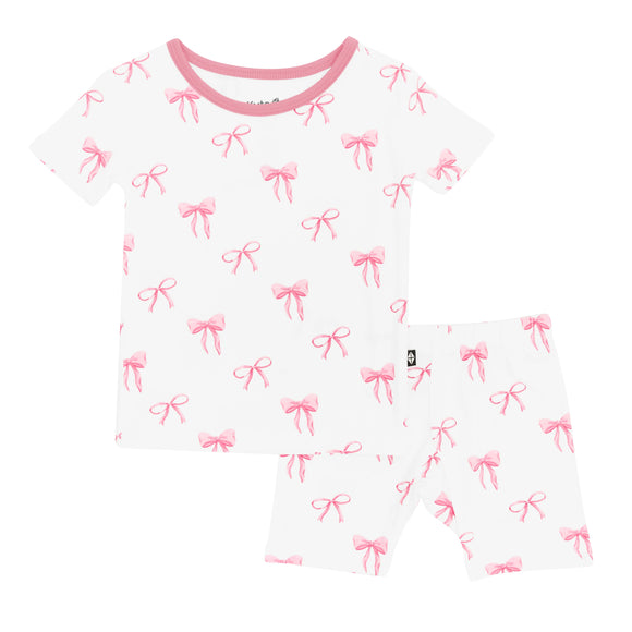 Kyte Bows Short Sleeve Pajama Set