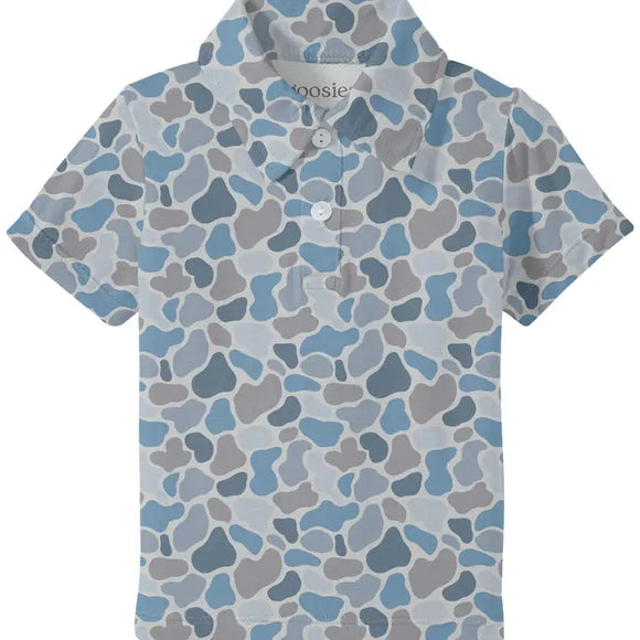 Watercolor Camo Polo Shirt