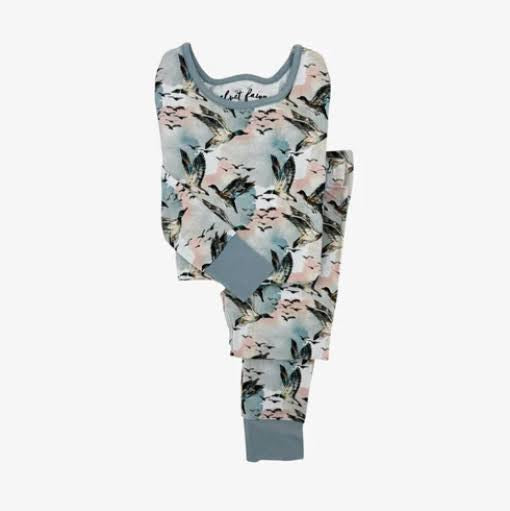 Bamboo Mallard Sky Pajama Set