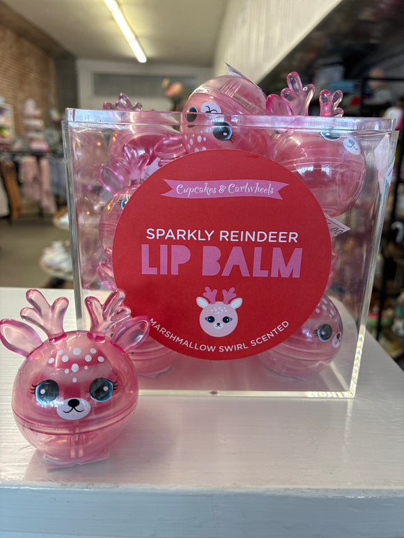 Lip Balm  Reindeer Vanilla Marshmallow Scented