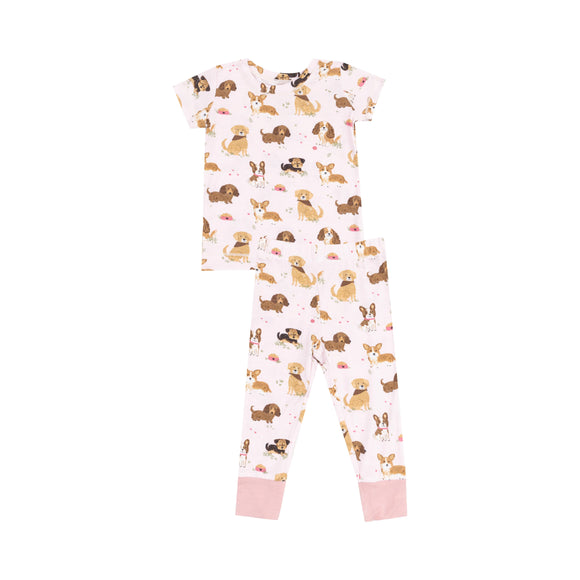 Pink Best Friend Dogs Loungewear Set