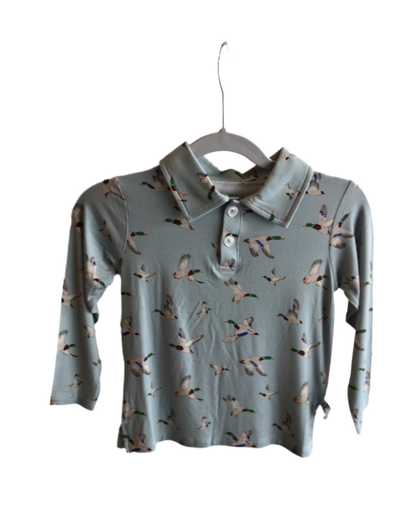 Long Sleeve Mallard Polo