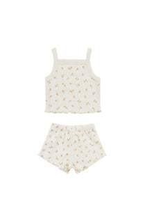 Ditsy Melon Pointelle Shortie Set