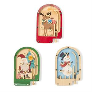 Christmas  Pinball Wooden Toy Game