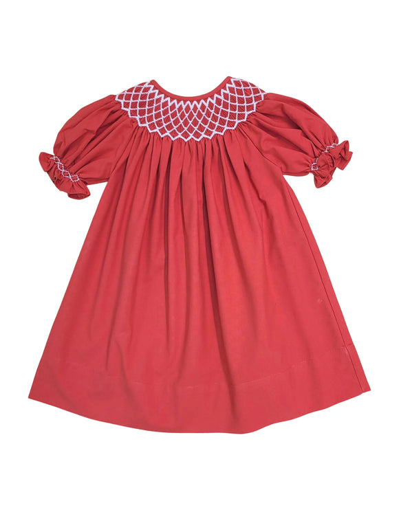 Catherine Red Pearl Dress