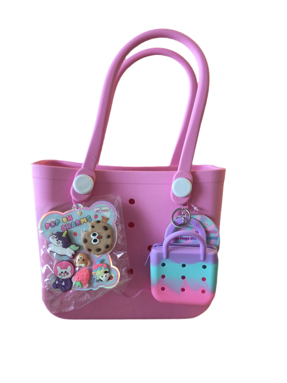 Tote Bag W/Charms