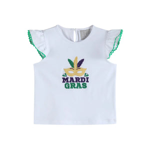 Mardi Gras Ruffle Shirt