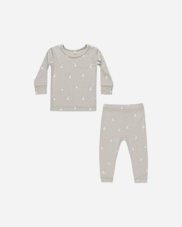 Quincy Mae Snowman Pajamas