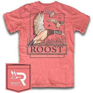 Roost Mallards Pitching Tee - Watermelon