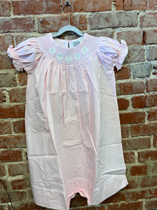 Light Pink Daisy Smocked Dress