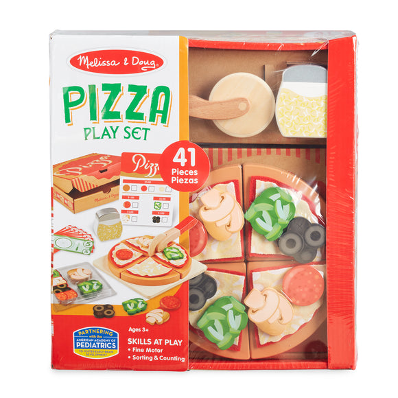 Wooden & Felt Pizza Play Set