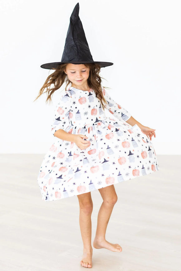 PEEK-A-Boo POCKET TWIRL DRESS