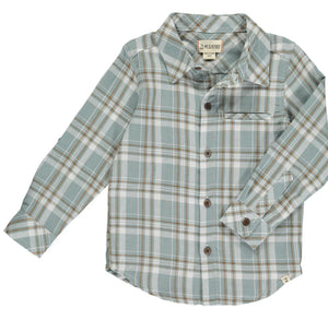 Me & Henry Green Plaid Long