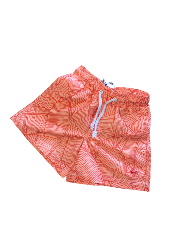 Tropical Persimmon Swim Shorts