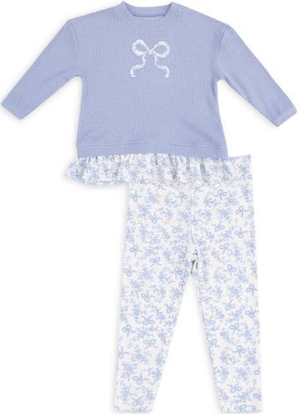 Romi Floral Waffle Pullover +Legging Set