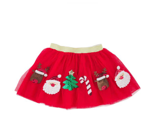 Red Sequin Christmas Tutu