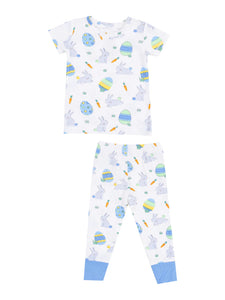 Blue Easter Bunnies Loungewear Set