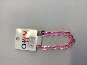 Pink Chain Bracelet