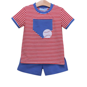 Baseball Pocket Short Set