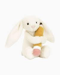 Bashful Bunny with Pencil