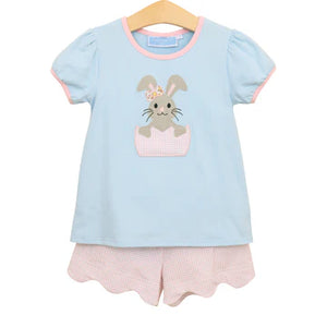 Bunny Scalloped Short Set