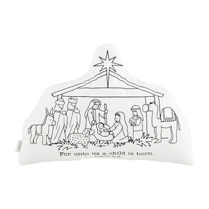 Nativity Doodle Pillow