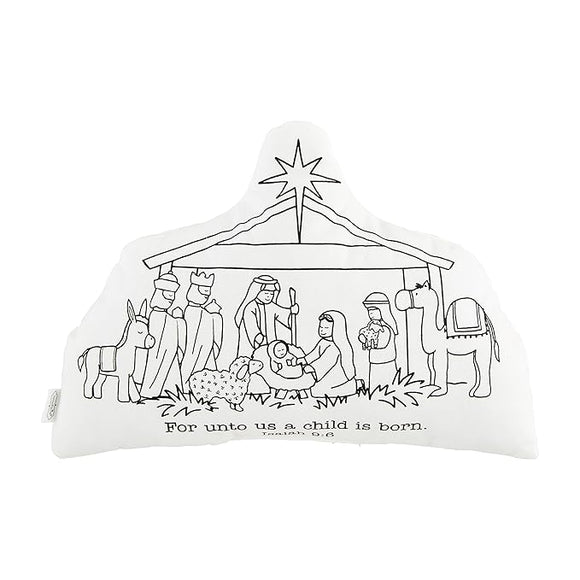 Nativity Doodle Pillow