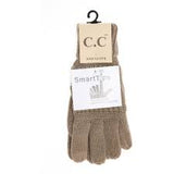 CC Beanie Cable Knit Gloves