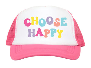 Choose Happy Trucker Hat