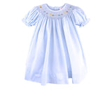 Embroidered Dress W/ Colorful Flowers