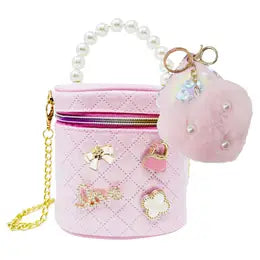 Tiny Mini Fashion Bag w/ Keychain, Ballerina Beauties