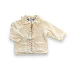 Three Sisters Cream Reese Ruffle Jacket