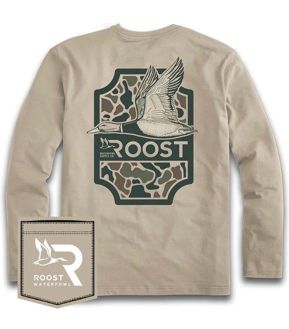 Youth Roost Long Sleeve Camo Shield