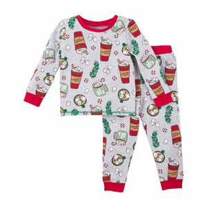 Mudpie Peppermint Mocha Pajama Set