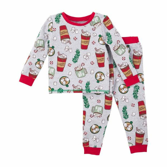Mudpie Peppermint Mocha Pajama Set